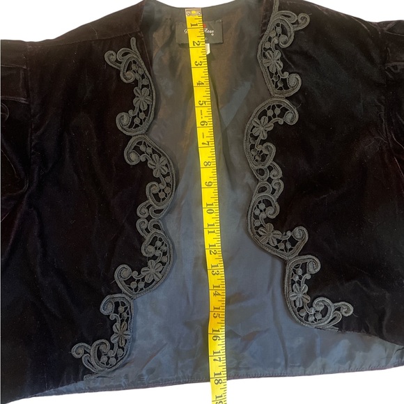 David Rose cropped vintage bolero, Black, Large - Picture 4 of 7